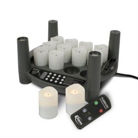 Rechargeable Candle Set 2.0 Timer - Starter Kit - Warm White Votives