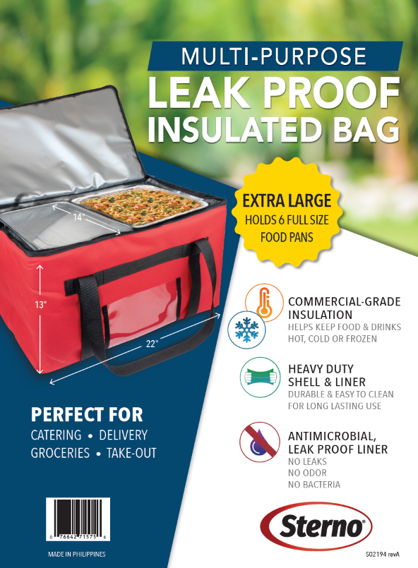 Multi-Purpose Leak Proof Insulated Bag XL Product Guide