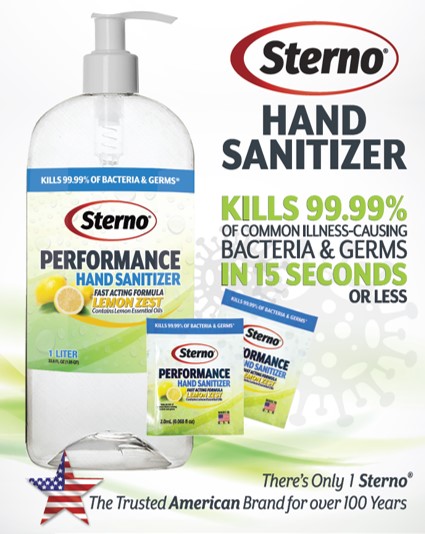 Sterno® Hand Sanitizer Guide